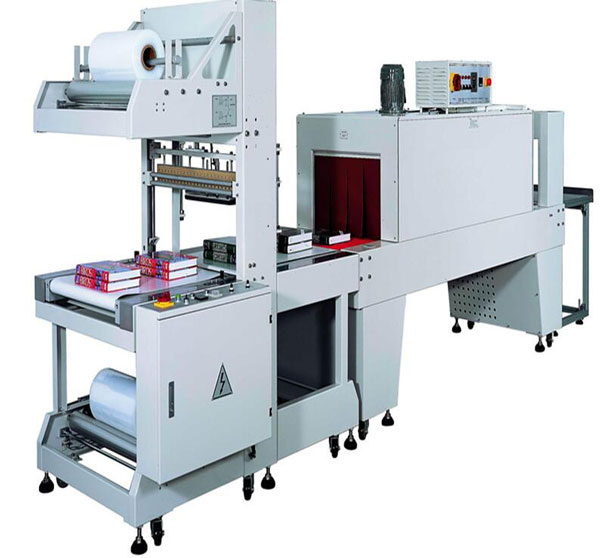 马鞍山袖口式自动封切机+热缩机