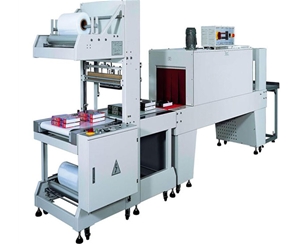 袖口式自动封切机+热缩机